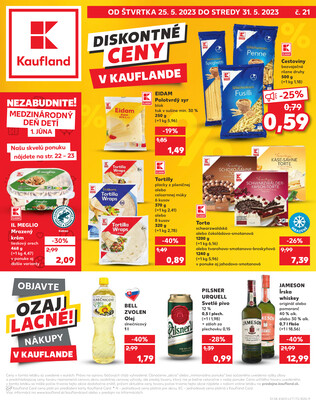 Leták Kaufland 25.5. - 31.5. - Kaufland Prešov - Sekčov 