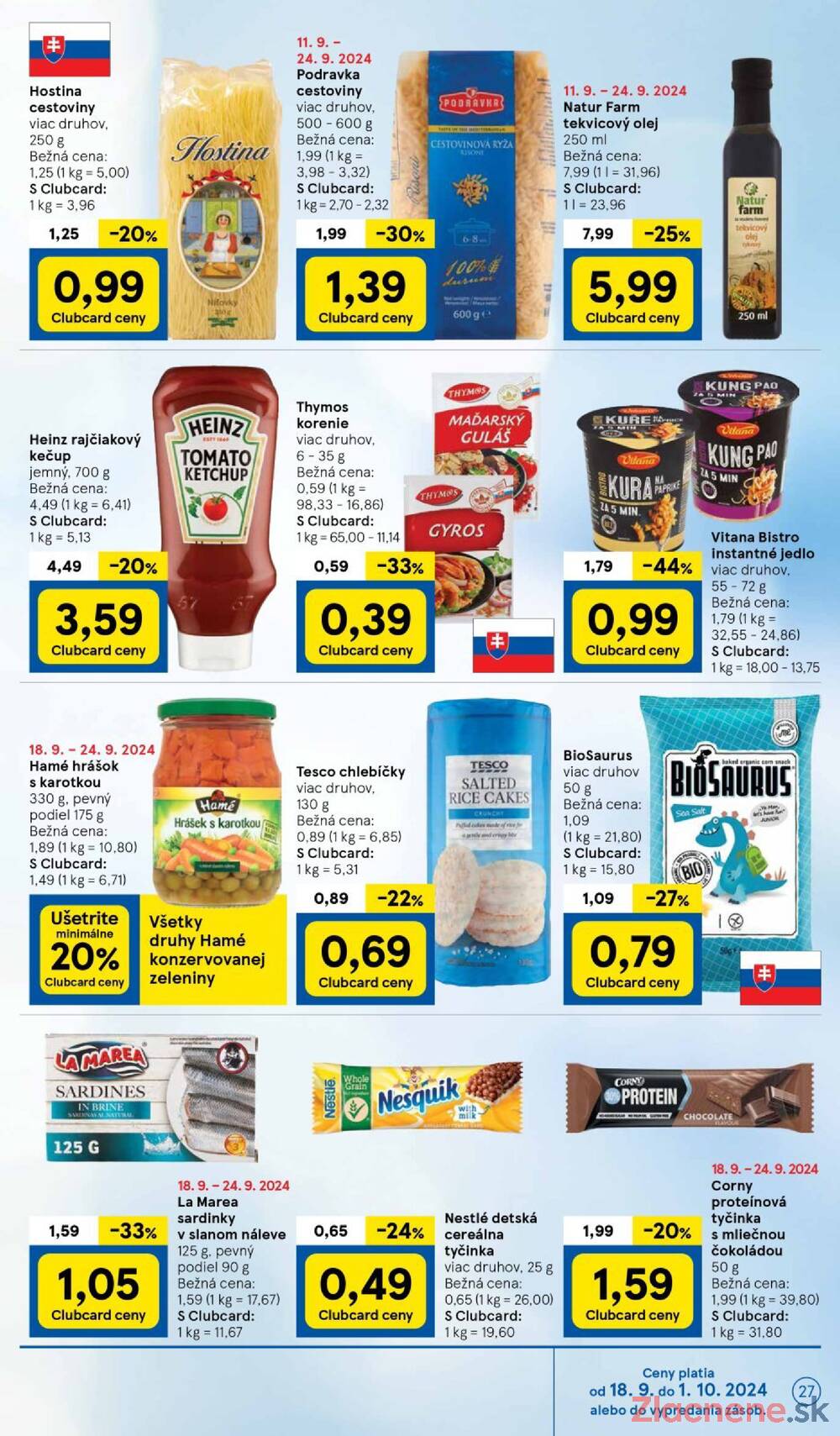 Leták Tesco - Tesco malé hypermarkety od 18.9. do 24.9.2024 - strana 27