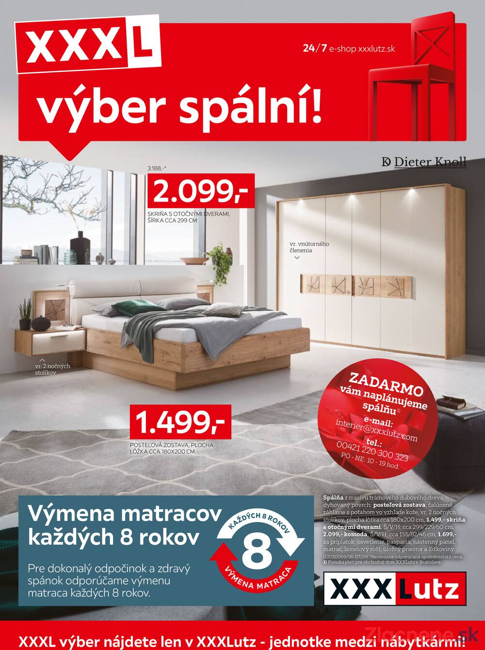 Leták XXXLutz - XXXlutz výber spální! od 1.10. do 30.6.2025 - strana 1