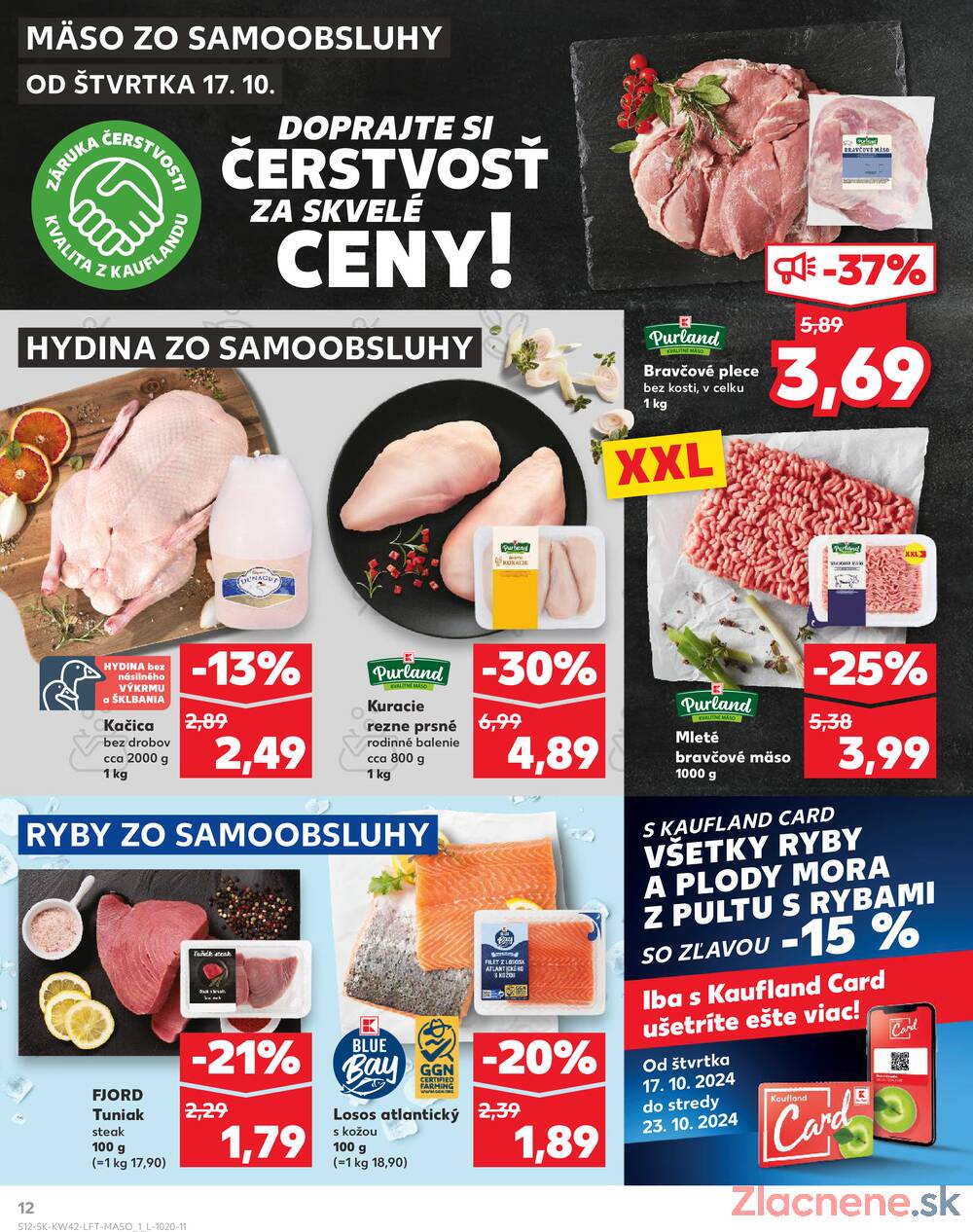 Leták Kaufland - Kaufland 17.10. - 23.10. - Kaufland Tvrdošín - strana 12