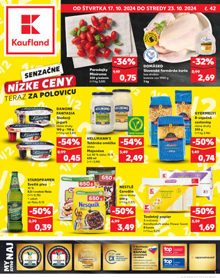 Leták Kaufland 17.10. - 23.10. - Kaufland Zvolen