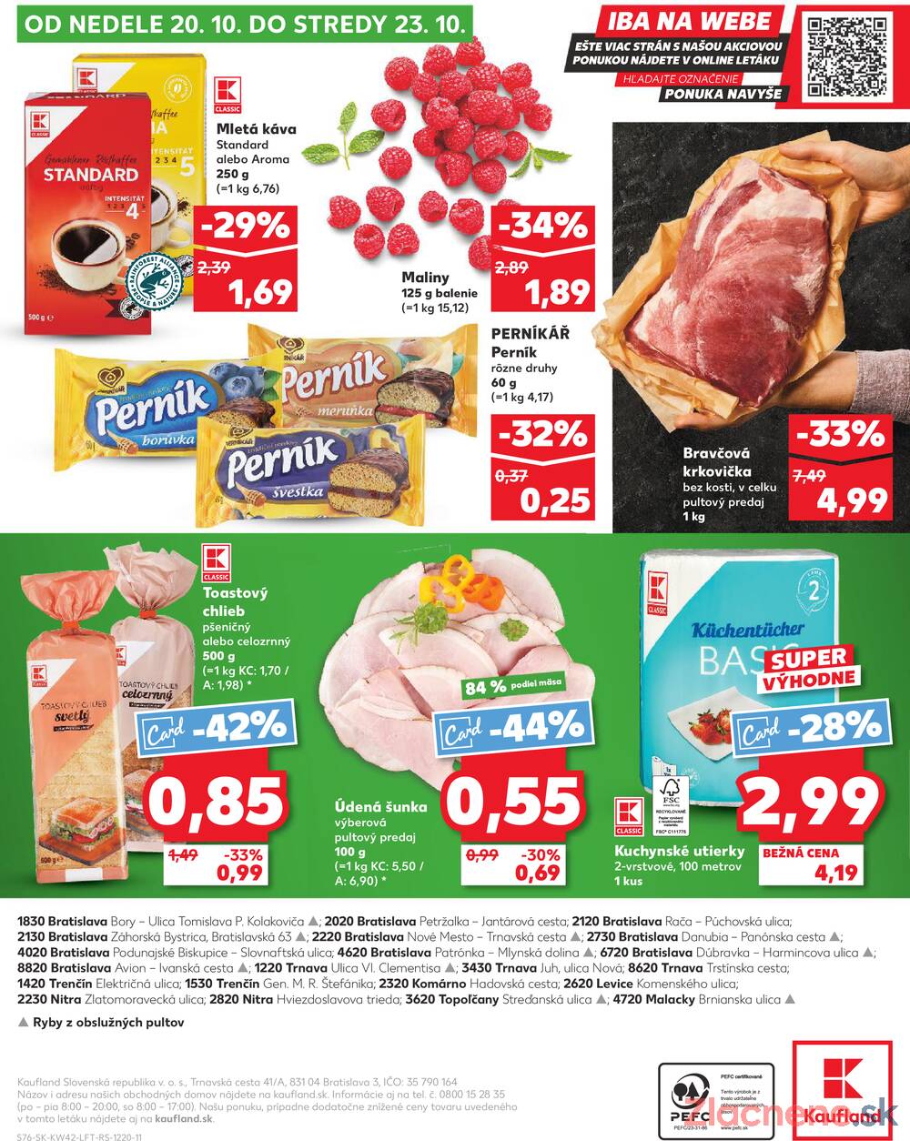 Leták Kaufland - Kaufland 17.10. - 23.10. - Kaufland Bratislava - Petržalka - strana 76