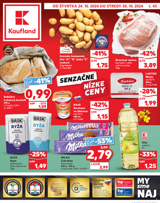 Leták Kaufland 24.10. - 30.10. - Kaufland Bratislava - Nové Mesto