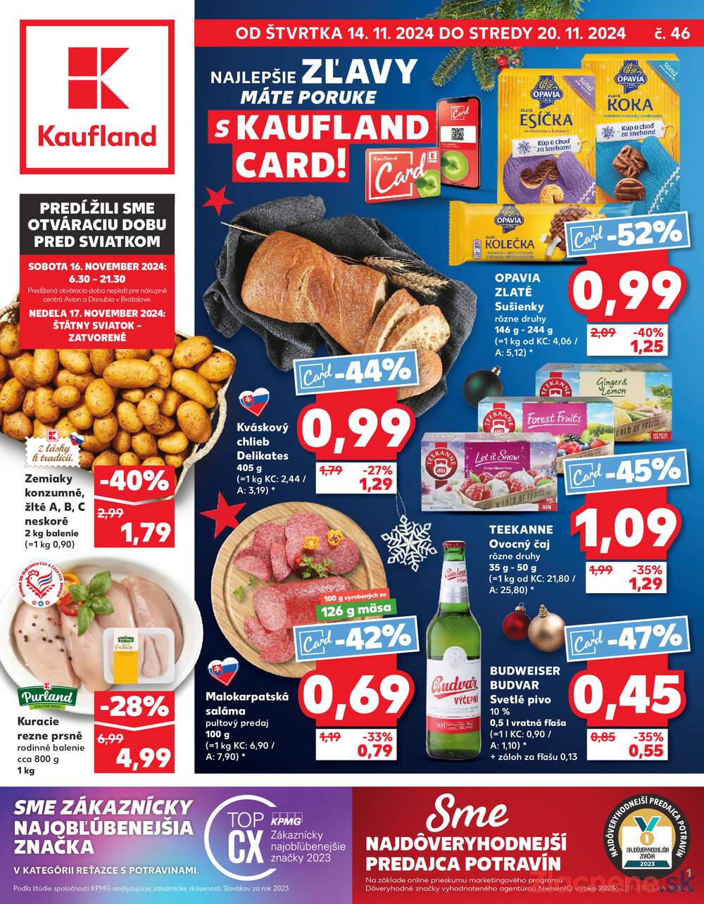 Leták Kaufland - Kaufland 14.11. - 20.11. - Kaufland (A. H. Škultétyho, Veľký Krtíš) - strana 1