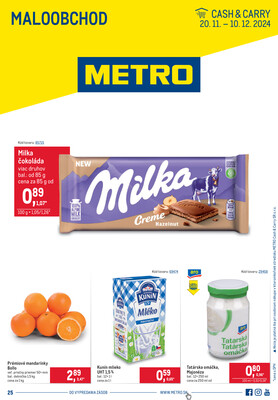 leták METRO