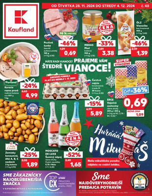 Leták Kaufland 28.11. - 4.12. - Kaufland Malacky