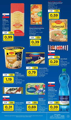 Tesco supermarkety od 2.1. do 7.1.2025