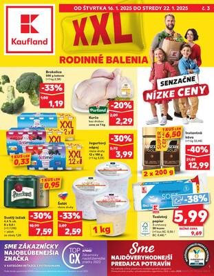 Leták Kaufland 16.1. - 22.1. - Kaufland Tvrdošín