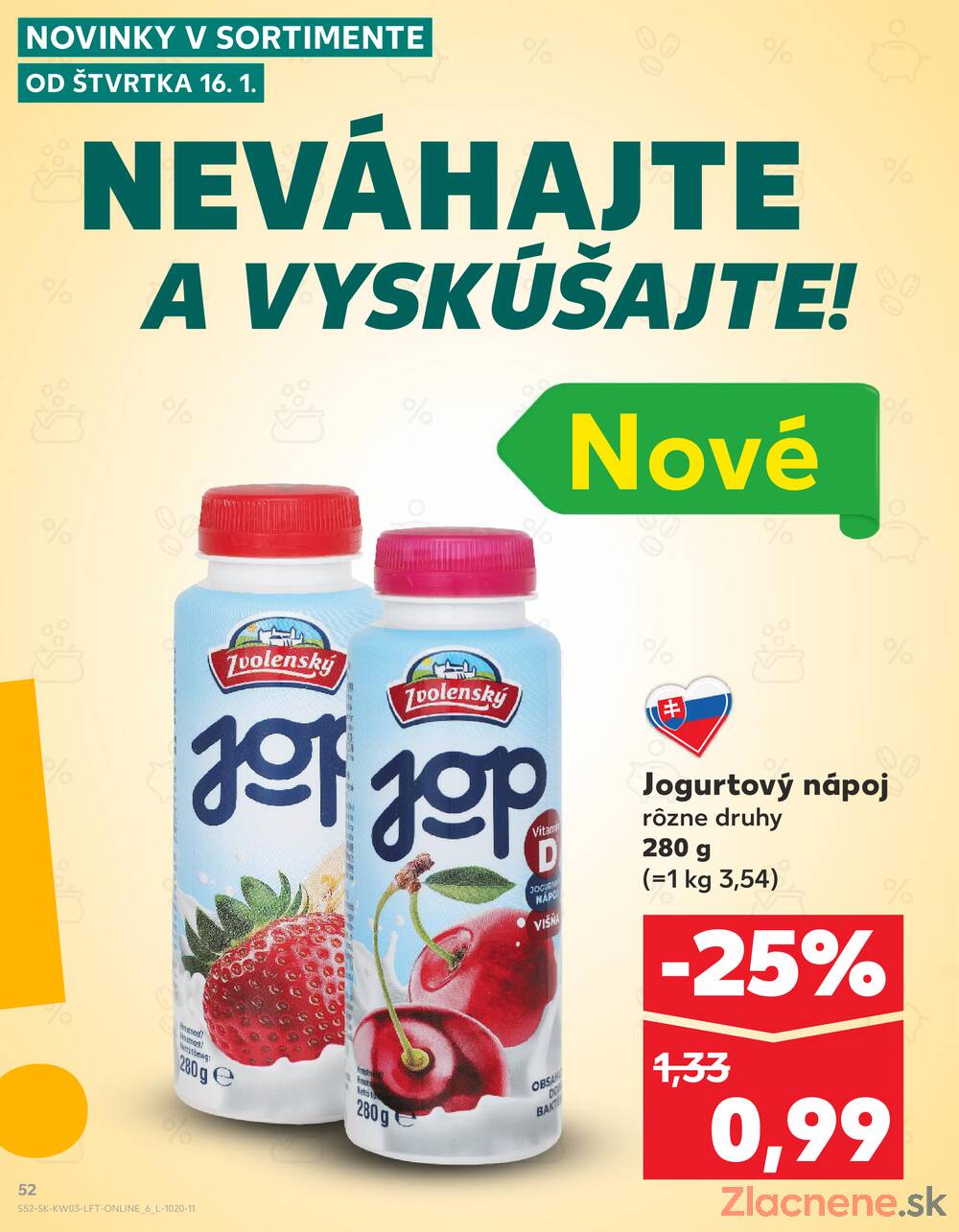 Leták Kaufland - Kaufland 16.1. - 22.1. - Kaufland Dubnica nad Váhom - strana 52