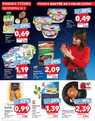 Kaufland 16.1. - 22.1. - Kaufland Dubnica nad Váhom