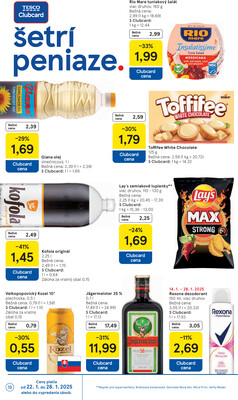 Tesco malé hypermarkety od 22.1. do 28.1.2025