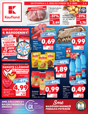 Leták Kaufland 6.2. - 12.2. - Kaufland Košice - Popradská 