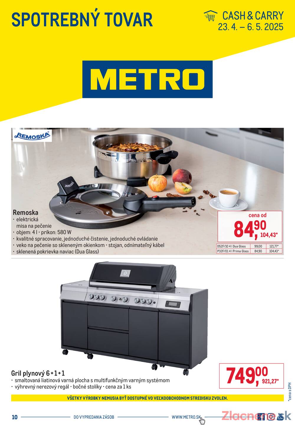 Leták METRO - Metro Spotrebný tovar do 6.5. - strana 1