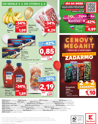 Kaufland 30.4. - 6.5. - Kaufland Detva