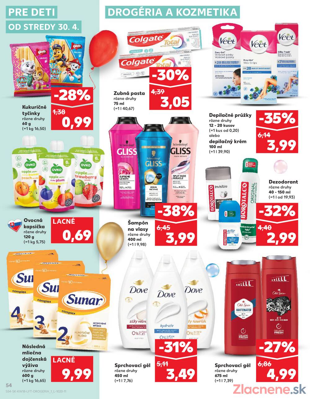 Leták Kaufland - Kaufland 30.4. - 6.5. - Kaufland Bardejov - strana 54