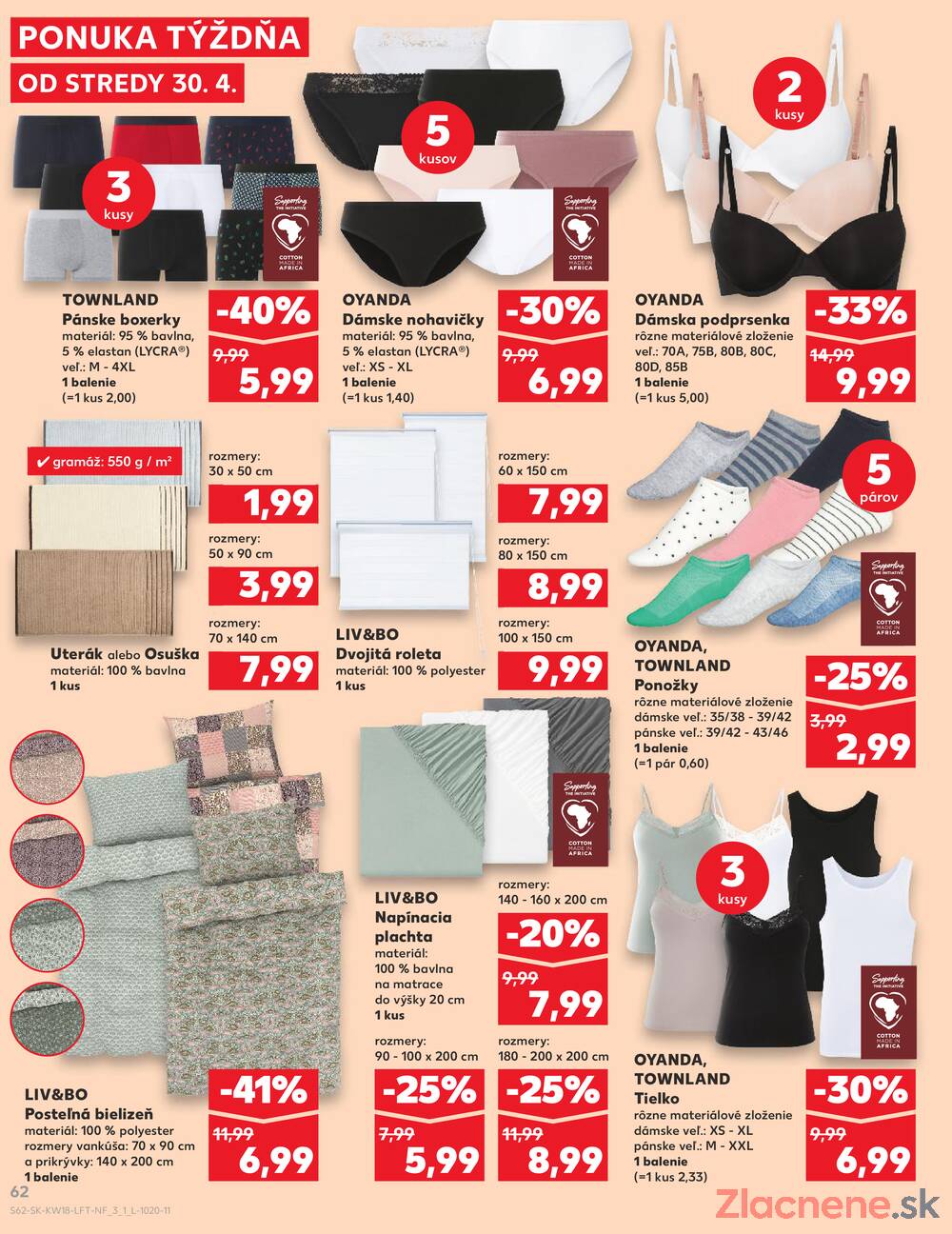Leták Kaufland - Kaufland 30.4. - 6.5. - Kaufland Bardejov - strana 62