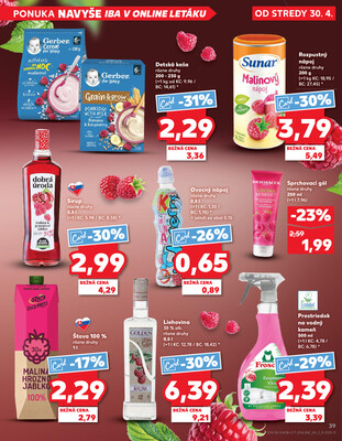 Kaufland 30.4. - 6.5. - Kaufland Bardejov