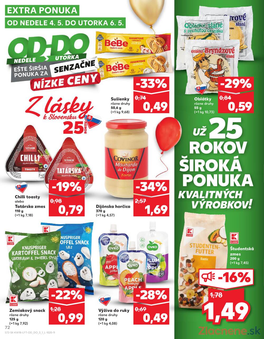 Leták Kaufland - Kaufland 30.4. - 6.5. - Kaufland Dolný Kubín - strana 72