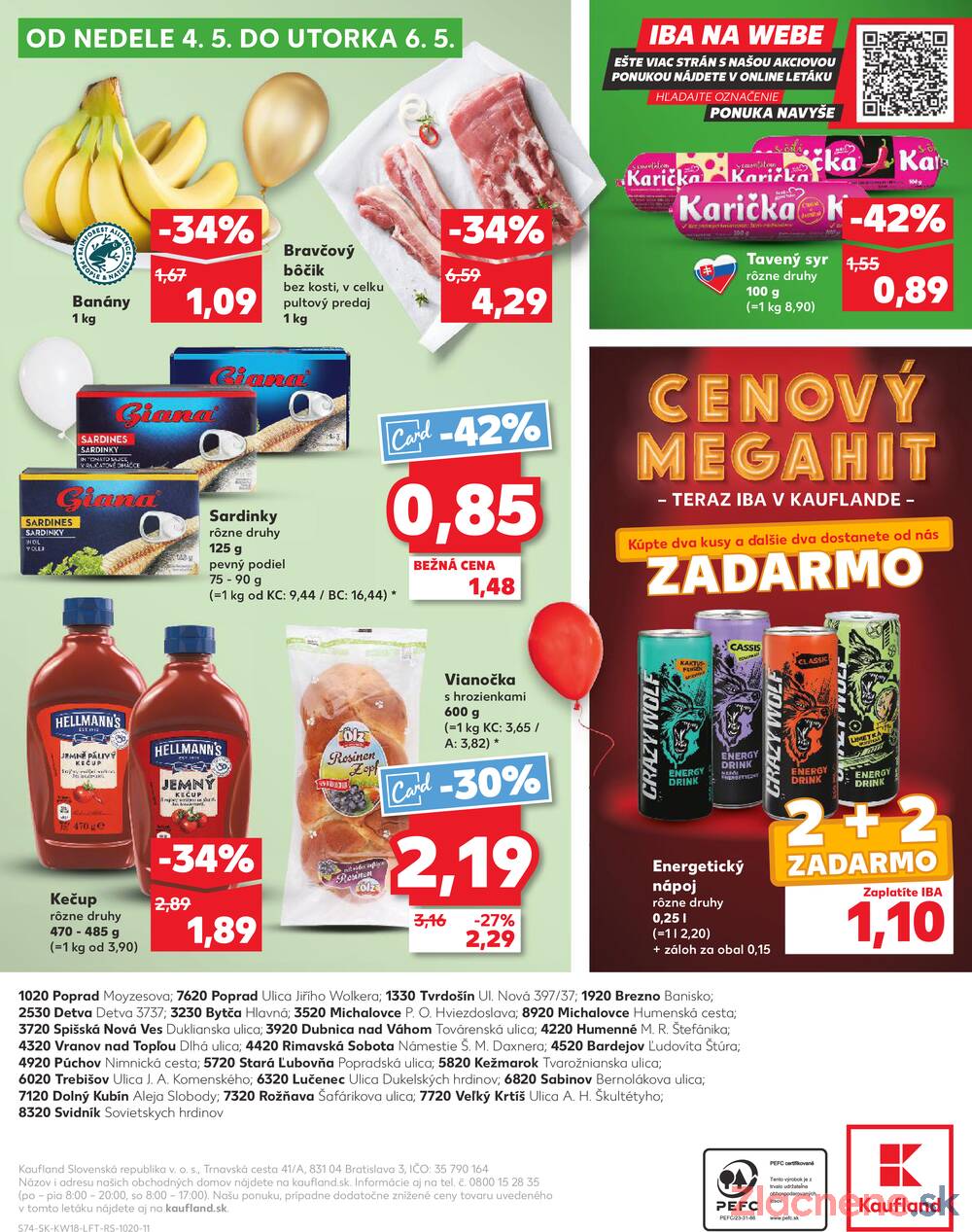 Leták Kaufland - Kaufland 30.4. - 6.5. - Kaufland Dolný Kubín - strana 74