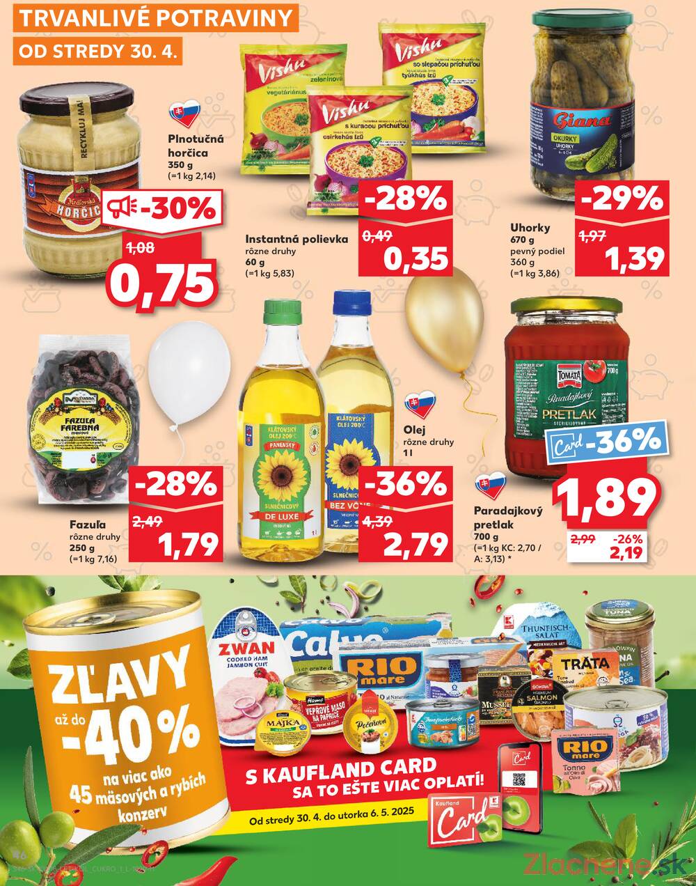 Leták Kaufland - Kaufland 30.4. - 6.5. - Kaufland Poprad - Jiřího Wolkera - strana 46