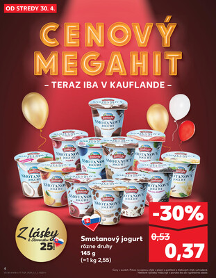 Kaufland 30.4. - 6.5. - Kaufland Poprad - Jiřího Wolkera