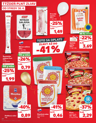 Kaufland 30.4. - 6.5. - Kaufland Poprad - Jiřího Wolkera