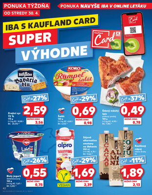 Kaufland 30.4. - 6.5. - Kaufland Poprad - Jiřího Wolkera