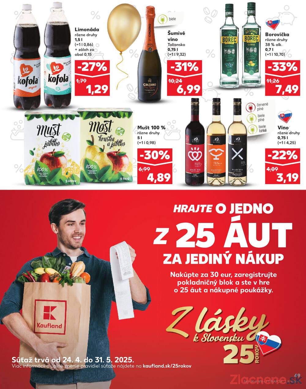 Leták Kaufland - Kaufland 30.4. - 6.5. - Kaufland Bratislava - Rača - strana 49