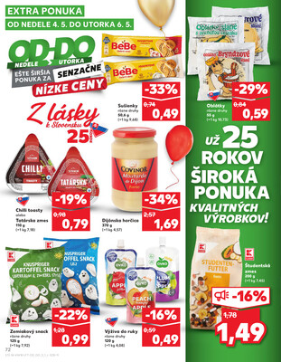 Kaufland 30.4. - 6.5. - Kaufland Liptovský Mikuláš