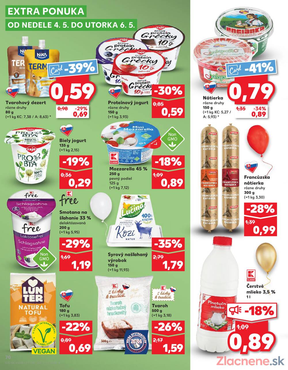 Leták Kaufland - Kaufland 30.4. - 6.5. - Kaufland Košice - OC Galéria  - strana 70