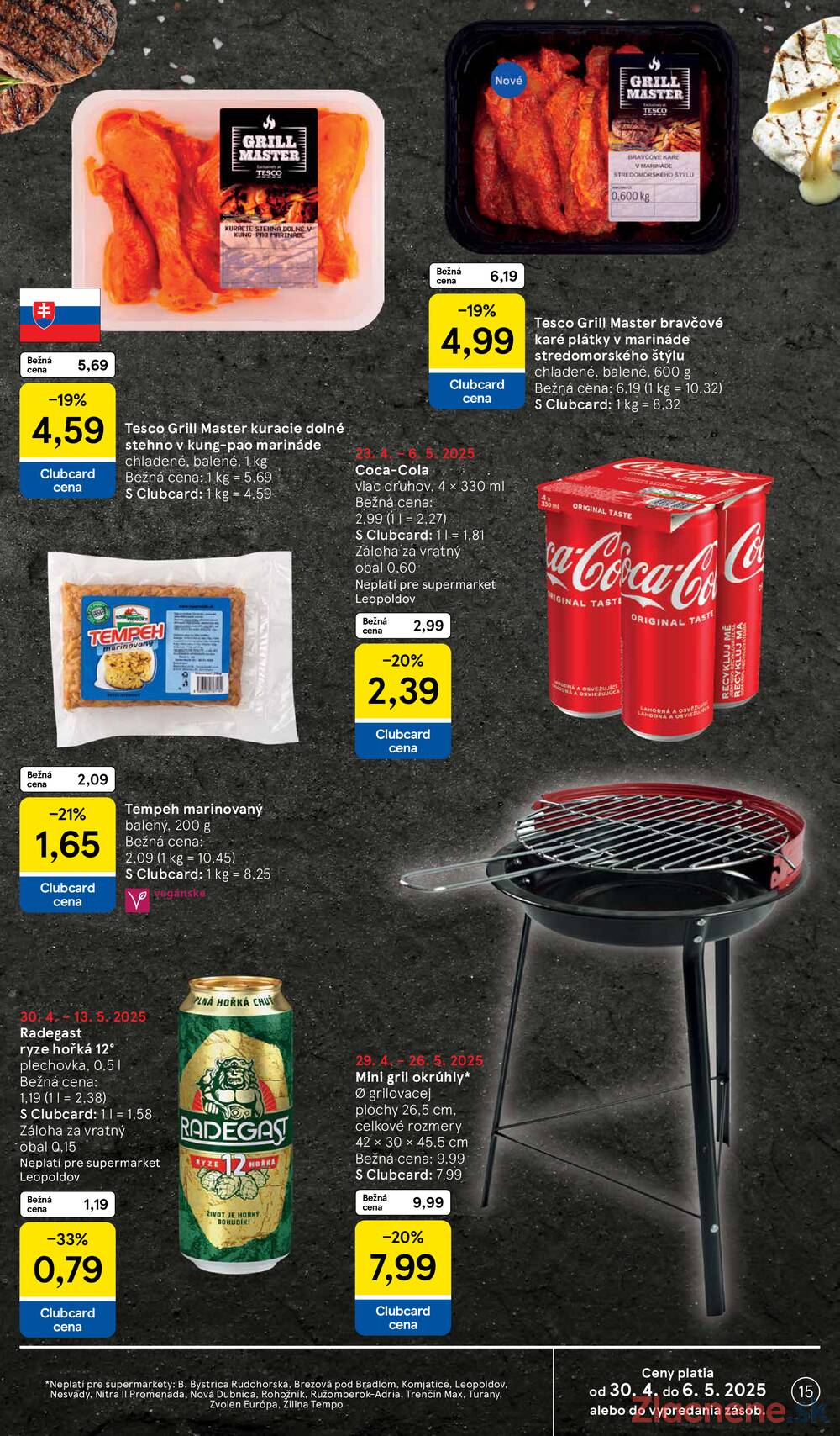Leták Tesco - Tesco supermarkety od 30.4. do 6.5.2025 - strana 15 Leták Tesco - Tesco supermarkety od 30.4. do 6.5.2025 - strana 15