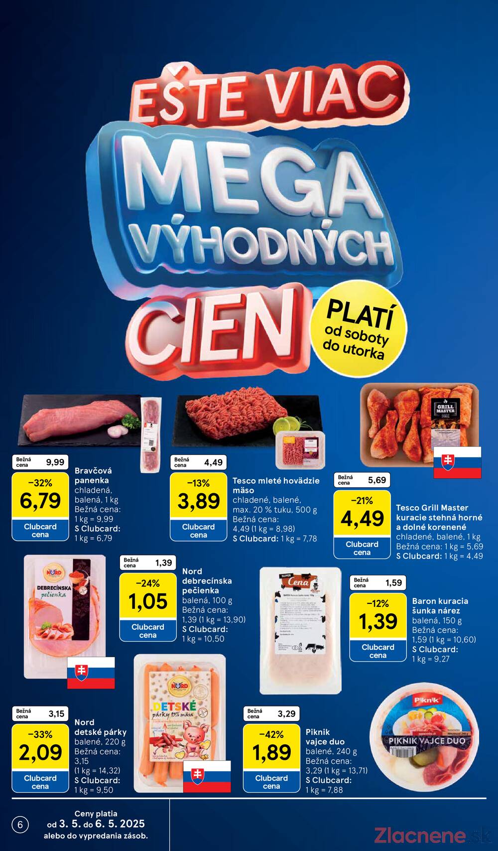 Leták Tesco - Tesco malé hypermarkety od 30.4. do 6.5.2025 - strana 6