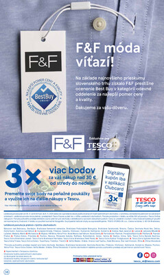 Leták Tesco
		  platný do 6.5.2025 - strana 38