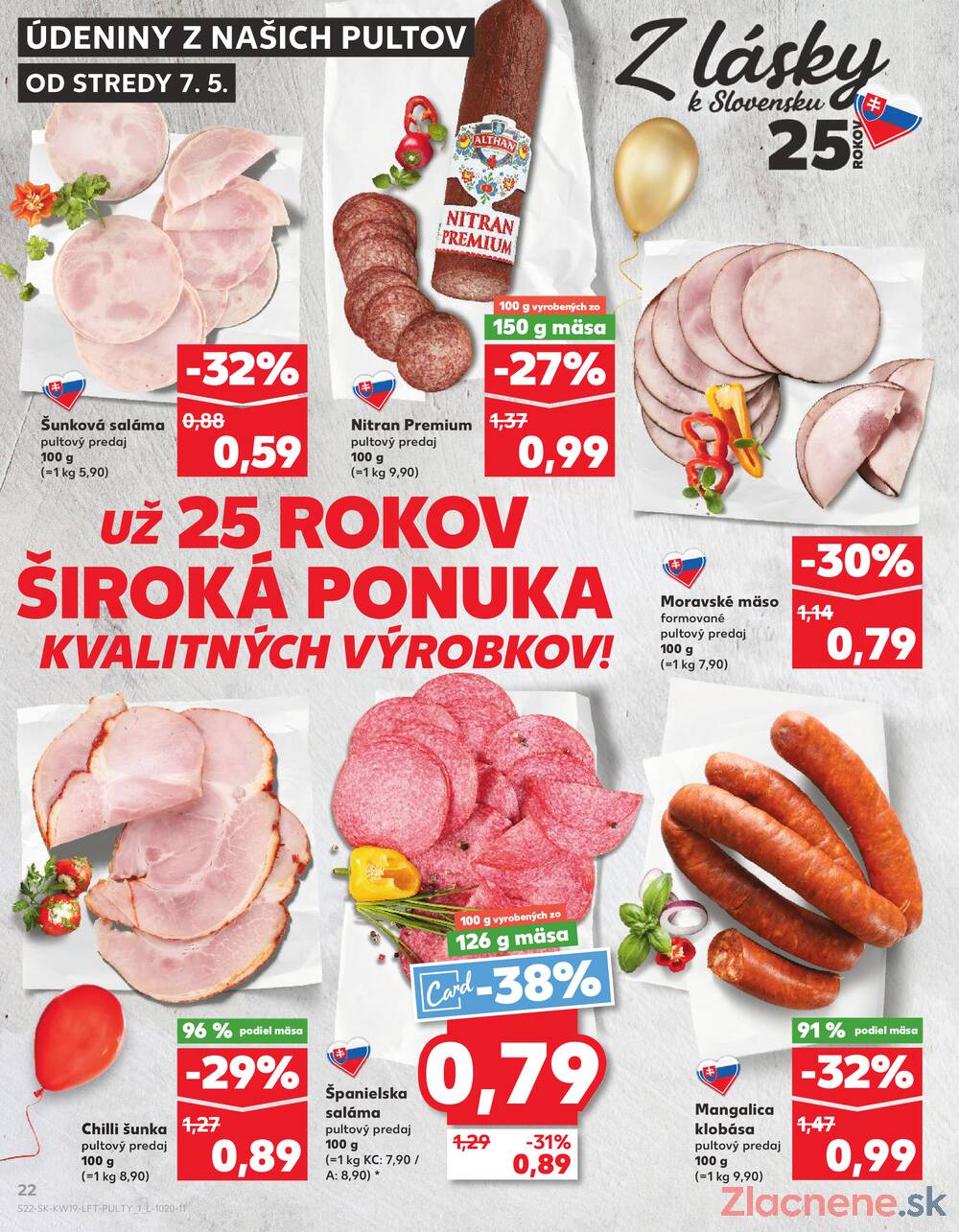 Leták Kaufland - Kaufland 7.5. - 14.5. - Kaufland Veľký Meder - strana 22