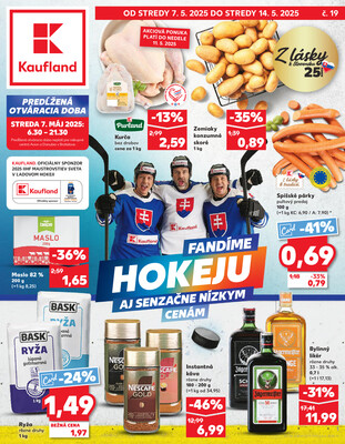 Leták Kaufland 7.5. - 14.5. - Kaufland Zlaté Moravce
