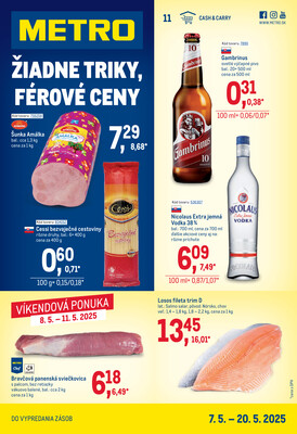 leták METRO