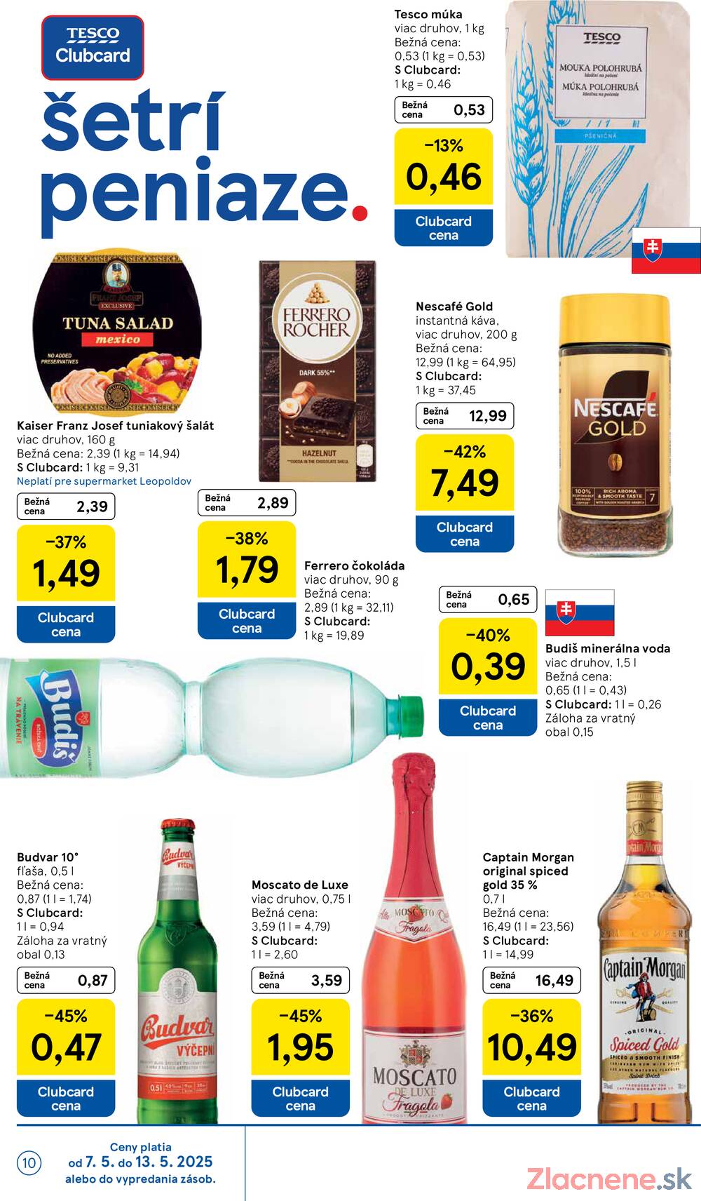 Leták Tesco - Tesco supermarkety od 7.5. do 13.5.2025 - strana 10 Leták Tesco - Tesco supermarkety od 7.5. do 13.5.2025 - strana 10