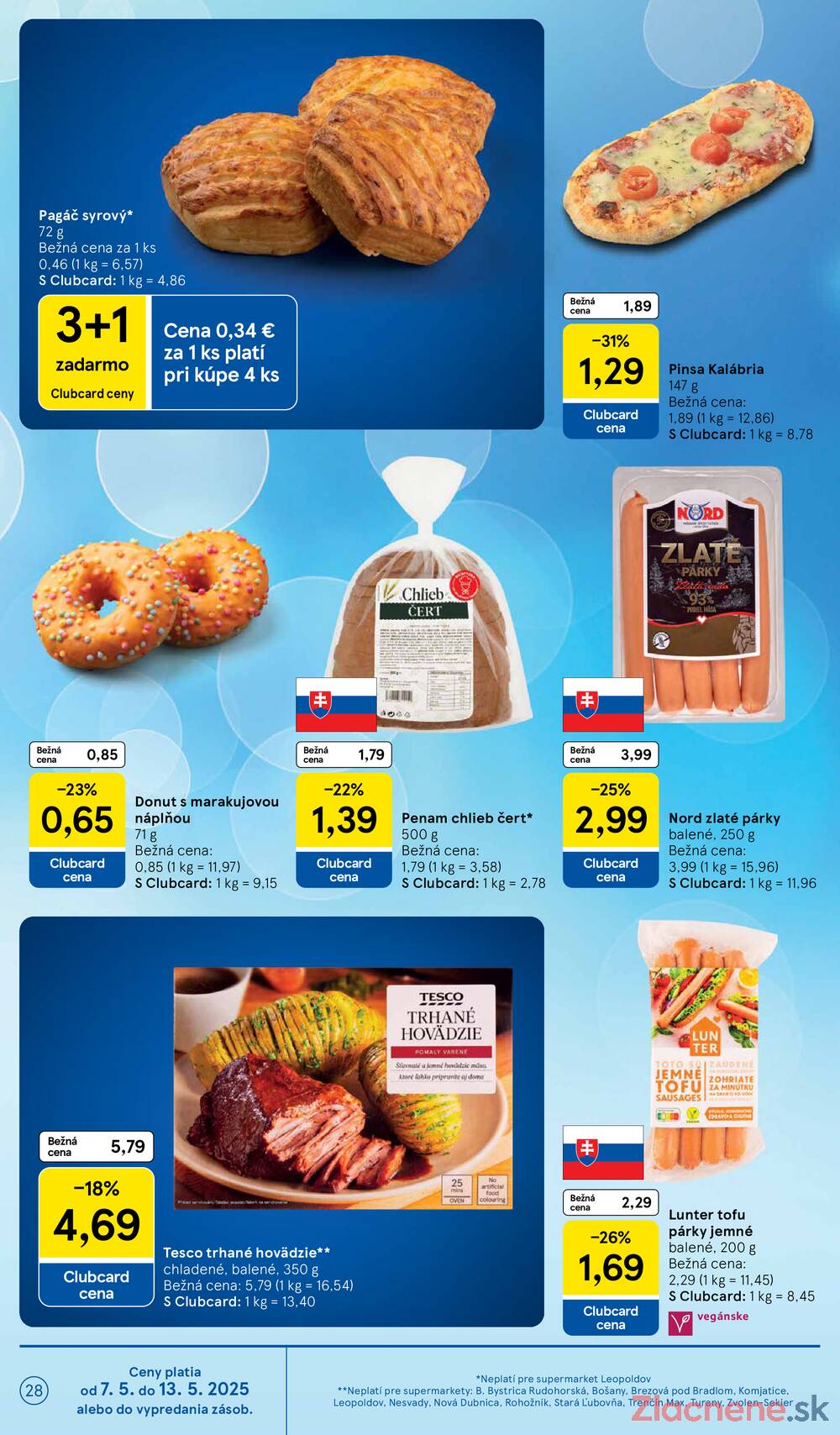 Leták Tesco - Tesco supermarkety od 7.5. do 13.5.2025 - strana 28 Leták Tesco - Tesco supermarkety od 7.5. do 13.5.2025 - strana 28