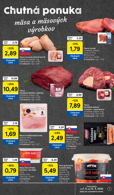Tesco supermarkety od 7.5. do 13.5.2025