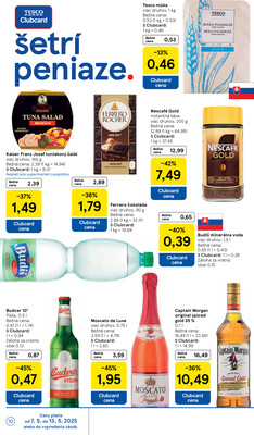 Tesco supermarkety od 7.5. do 13.5.2025