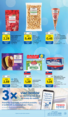 Tesco supermarkety od 7.5. do 13.5.2025