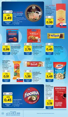 Tesco supermarkety od 7.5. do 13.5.2025