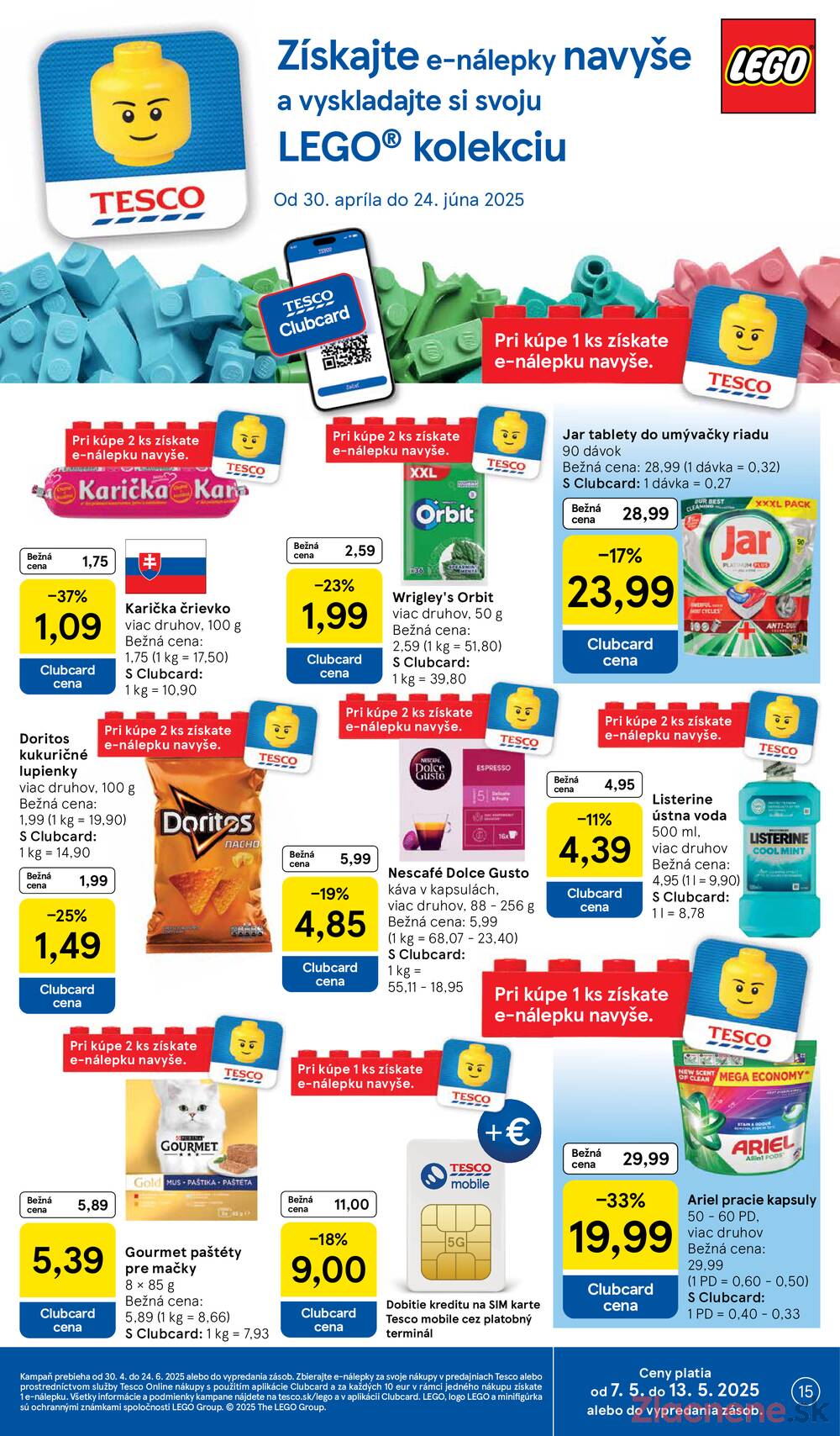Leták Tesco - Tesco malé hypermarkety od 7.5. do 13.5.2025 - strana 15 Leták Tesco - Tesco malé hypermarkety od 7.5. do 13.5.2025 - strana 15