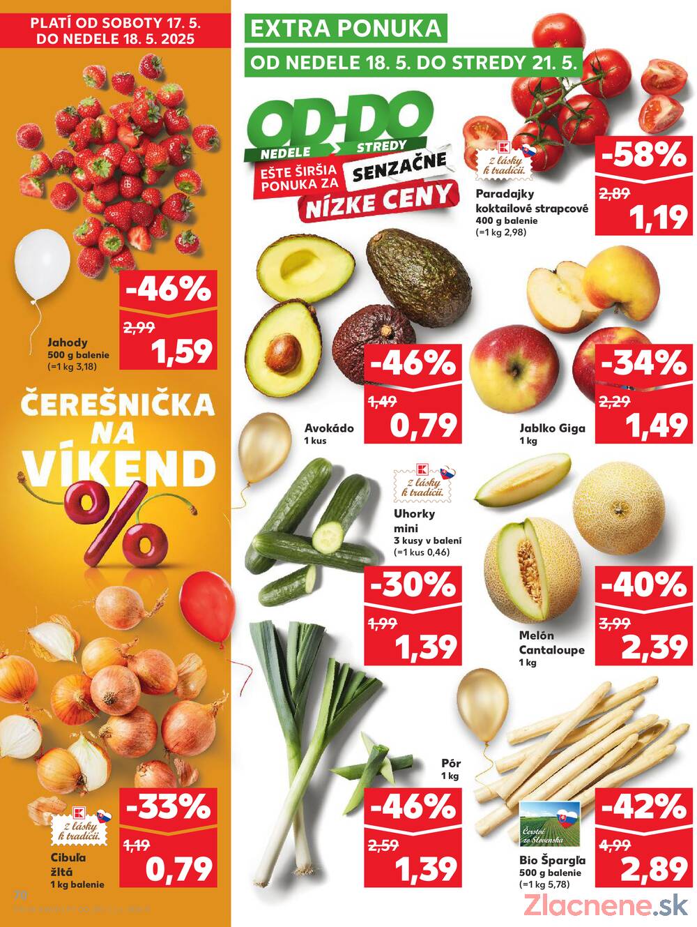 Leták Kaufland - Kaufland 15.5. - 21.5. - Kaufland Tvrdošín - strana 70