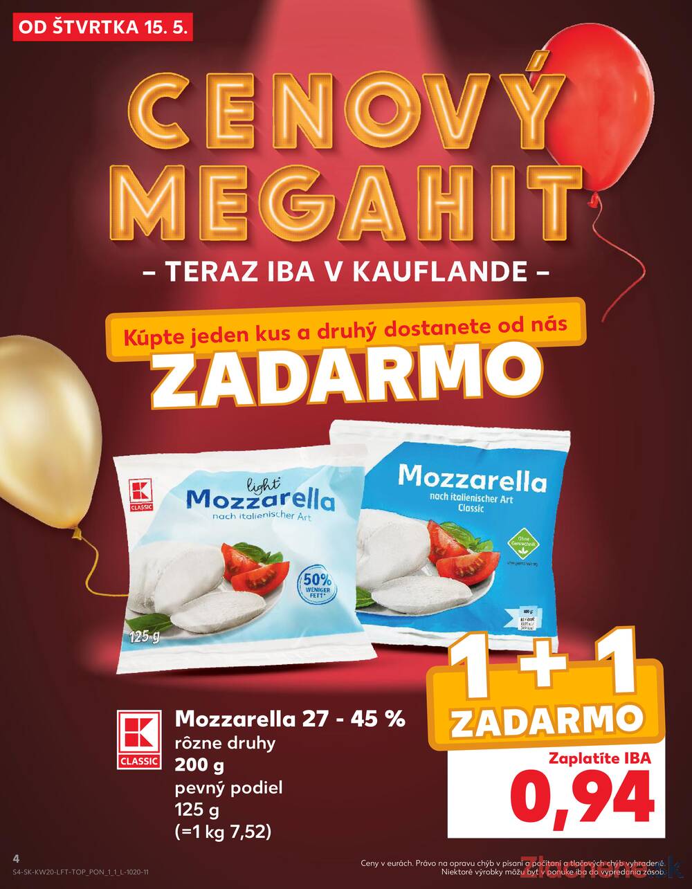 Leták Kaufland - Kaufland 15.5. - 21.5. - Kaufland Svidník - strana 4
