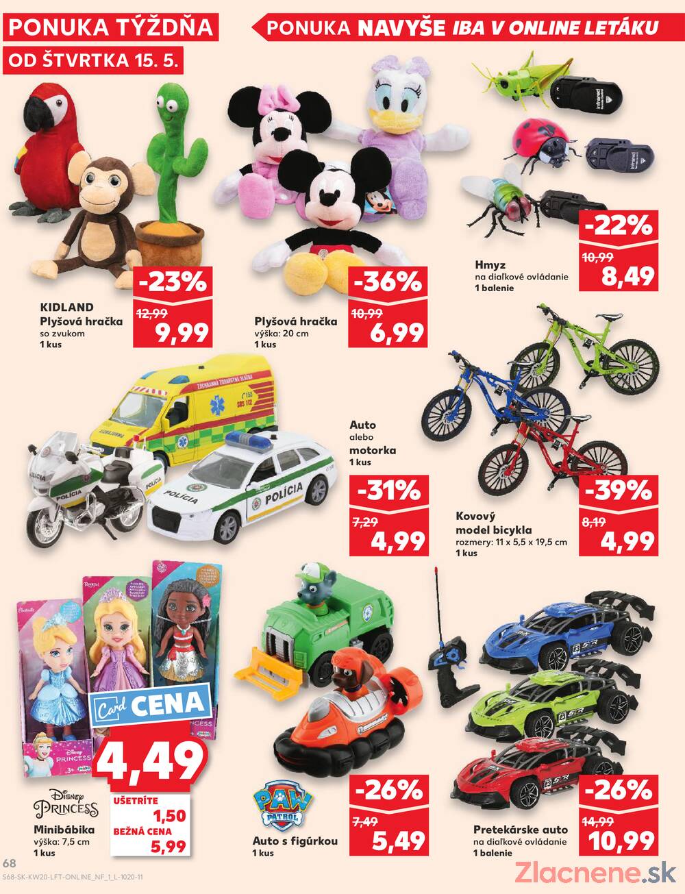 Leták Kaufland - Kaufland 15.5. - 21.5. - Kaufland Michalovce (Humenská cesta) - strana 68