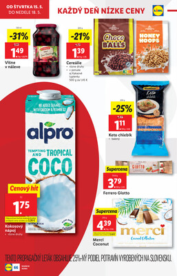 Leták Lidl
		  platný do 18.5.2025 - strana 72