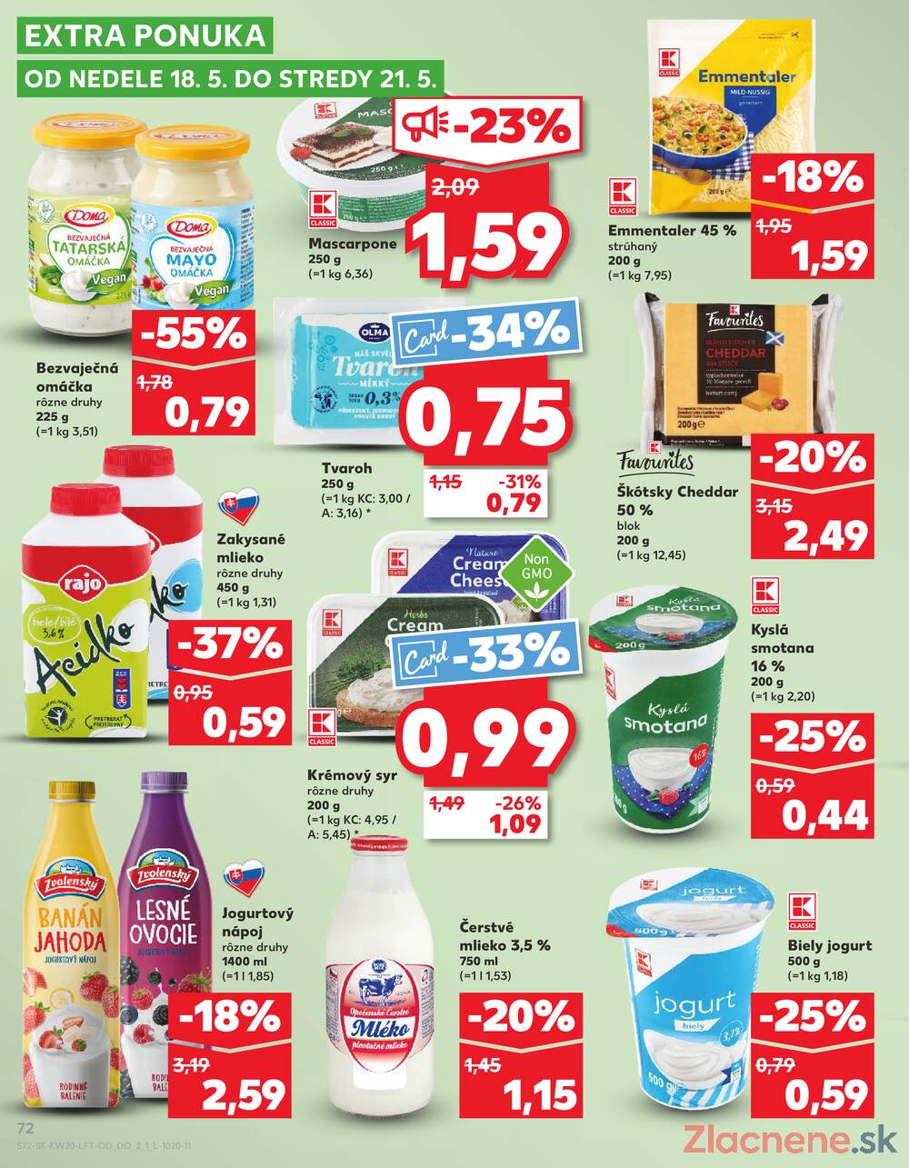 Leták Kaufland - Kaufland 15.5. - 21.5. - Kaufland Trnava - Trstínska cesta - strana 72