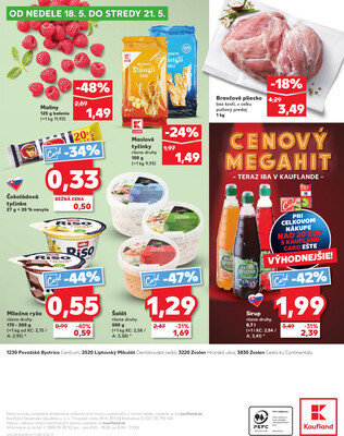 Kaufland 15.5. - 21.5. - Kaufland Zvolen