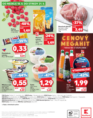 Kaufland 15.5. - 21.5. - Kaufland Prešov - Ľubotice